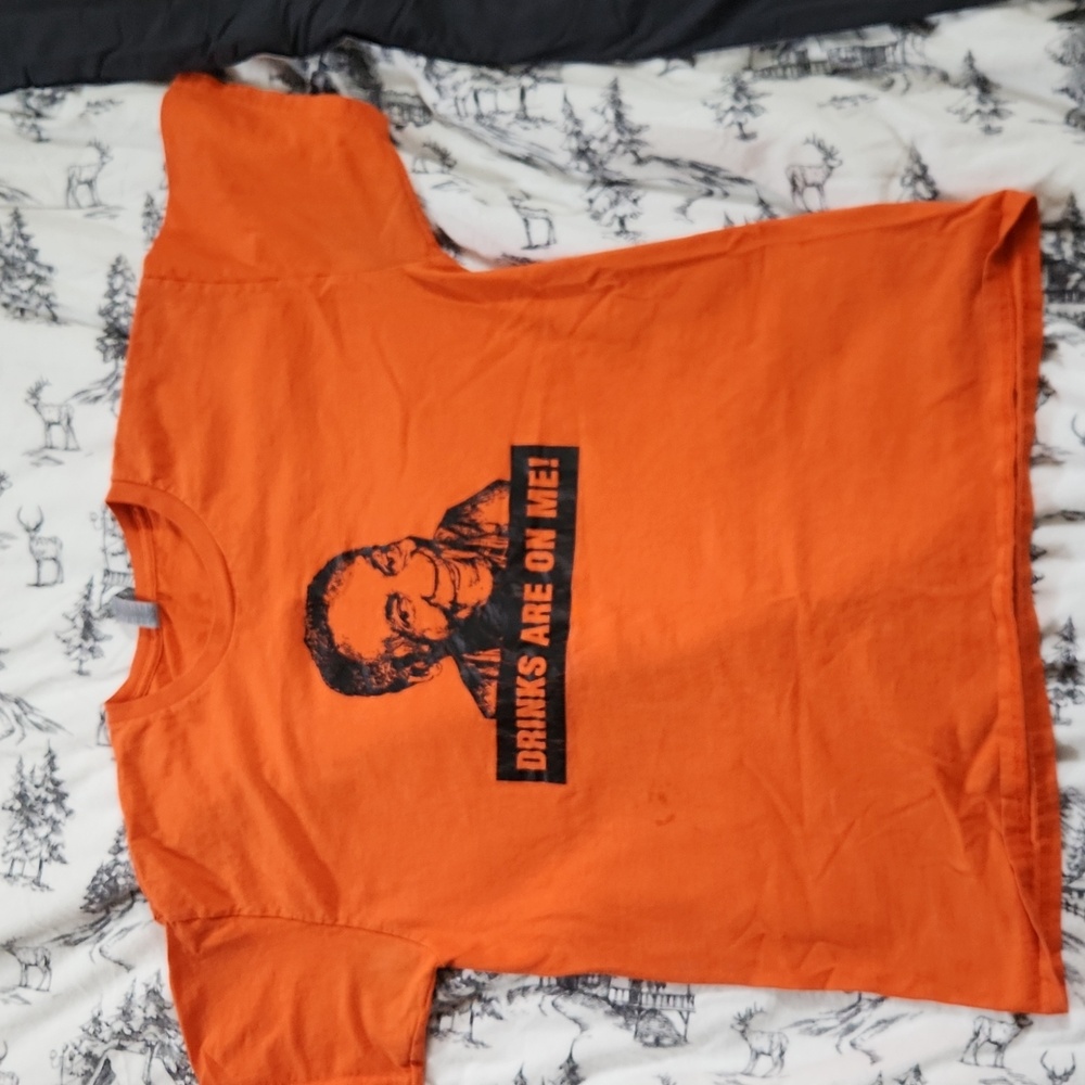 Gildan Cosby Tee, Large, Orange